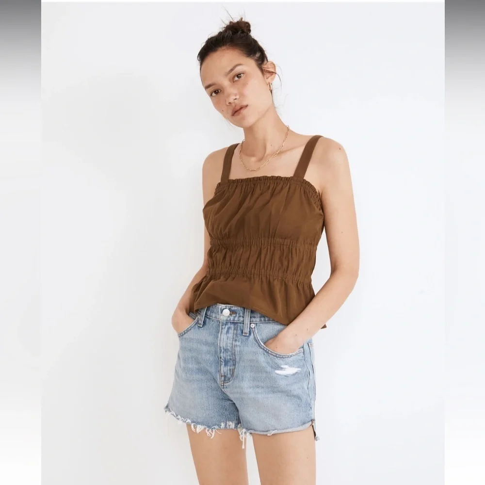 Madewell Relaxed Denim Shorts in Madera Wash: Side-Slit Edition 25 9 - Picture 1 of 8